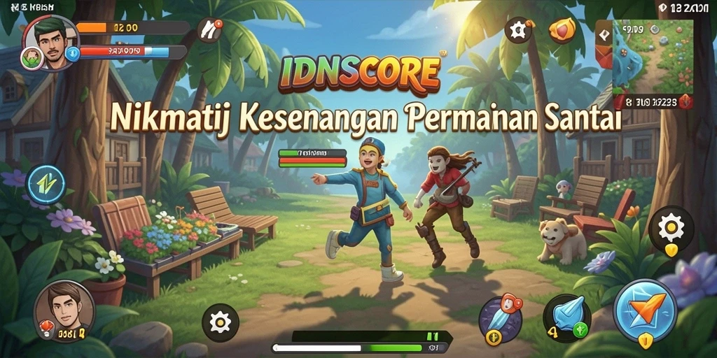 Gameplay <strong>IDNSCORE</strong> yang seru dan penuh warna.