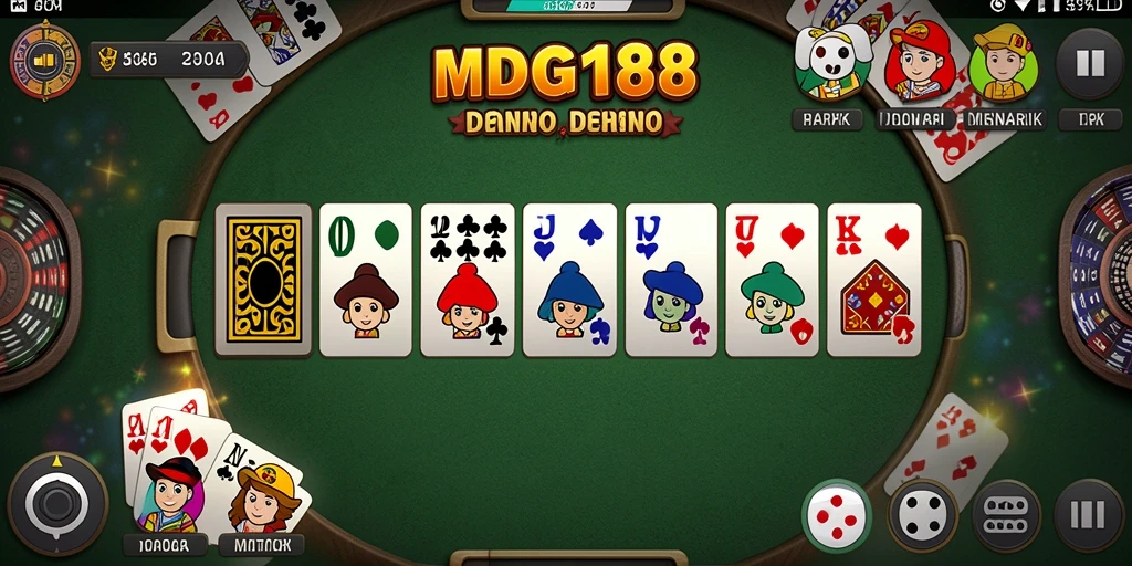 Gameplay seru dari game domino MDG188.